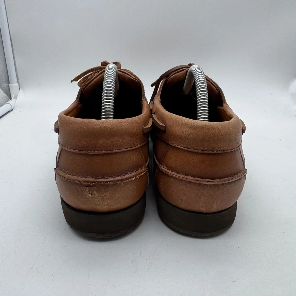 Mephisto Spinnaker Tan‎ Leather Boat Shoes Mens 8.5 US 8 EUR Loafers 722383807